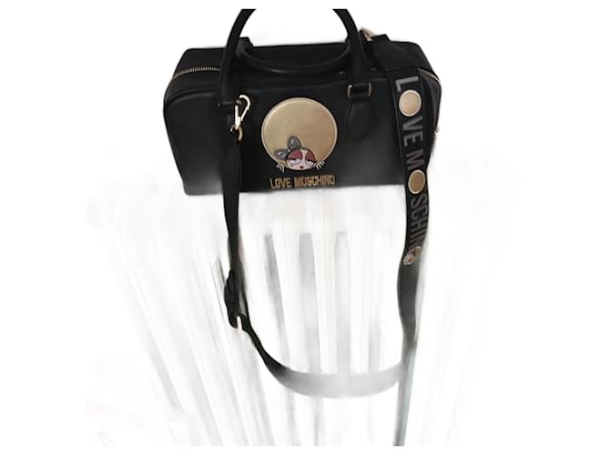 I love Moschino bag Black Synthetic  ref.1031699